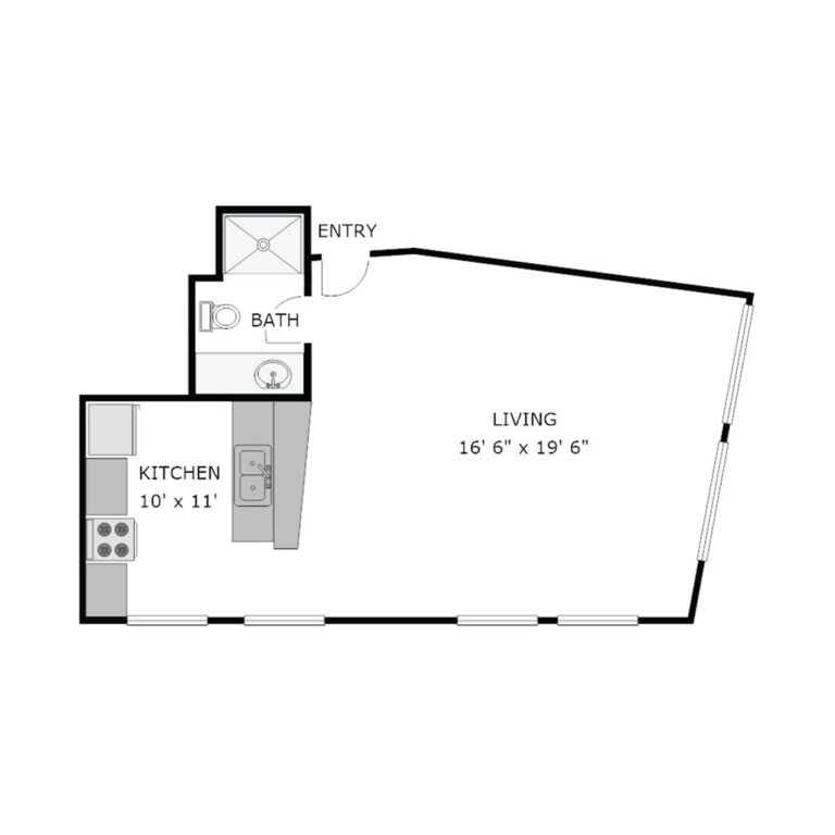 Chicago Street Lofts - Floor Plan 01