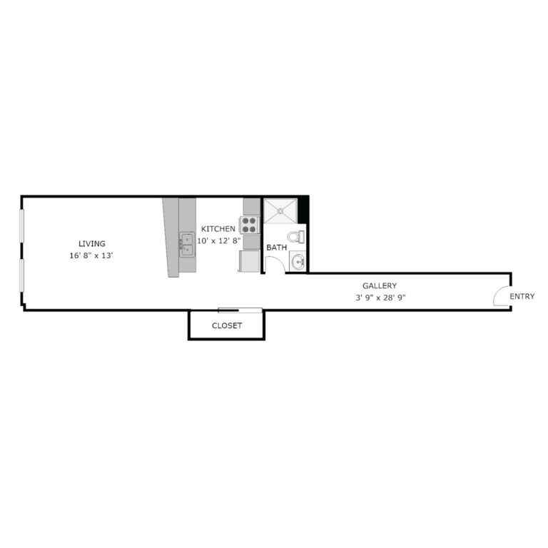 Chicago Street Lofts - Floor Plan 08