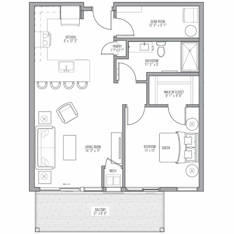 Loomis - Floor Plan Style 1C