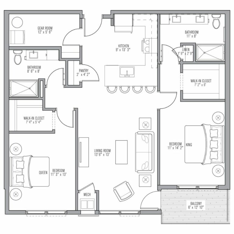 Loomis - Floor Plan Style 2C