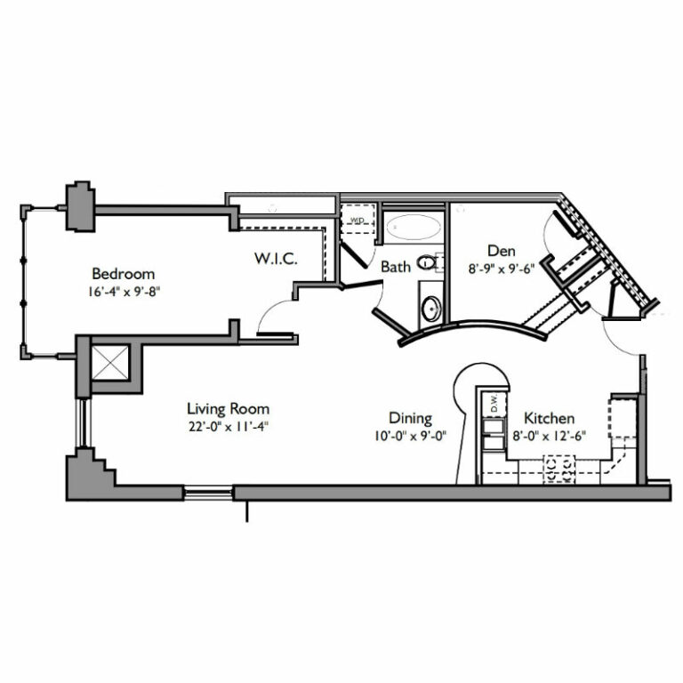 Riverview Lofts - Floor Plan 201