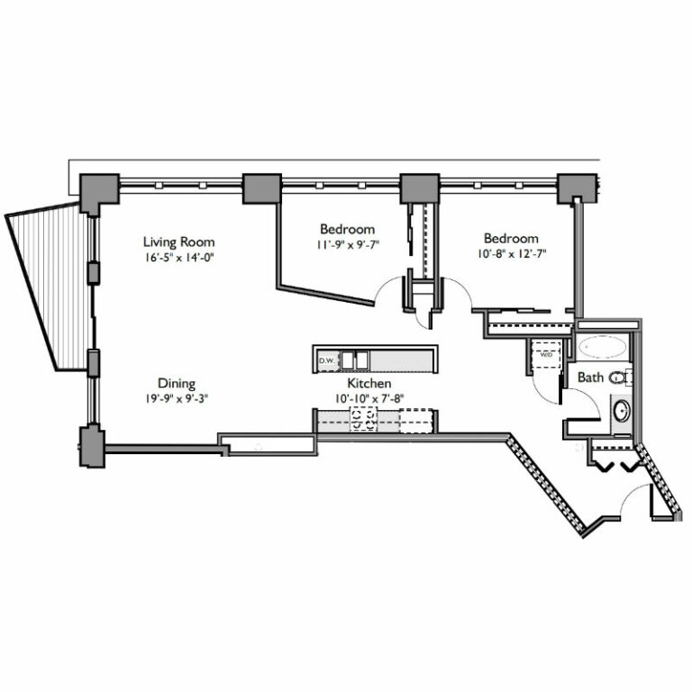 Riverview Lofts - Floor Plan 202