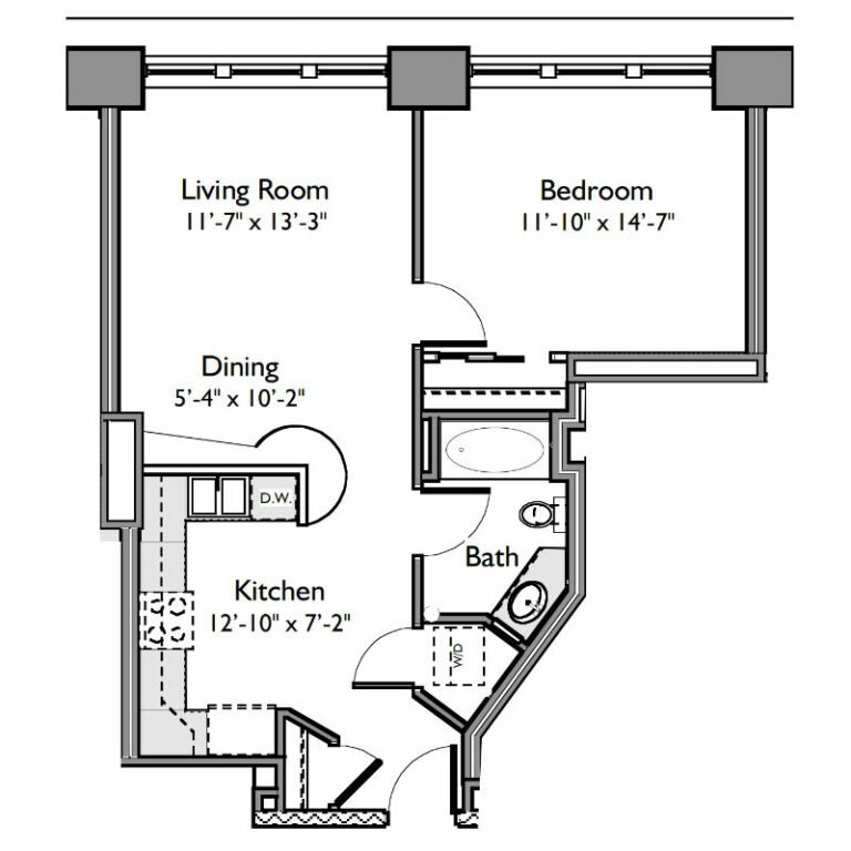 Riverview Lofts - Floor Plan 204