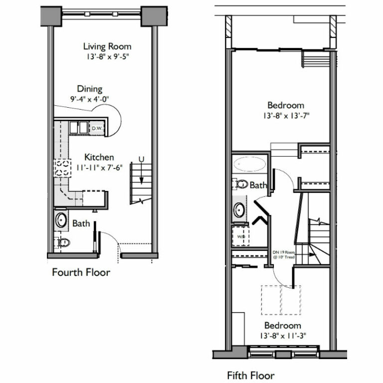 Riverview Lofts - Floor Plan 406