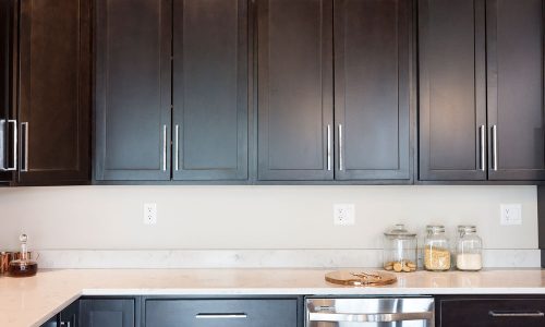 Dark Wood Kitchen Cabinets