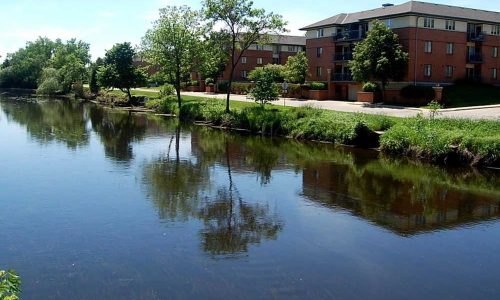 Beautiful River at Apartments
