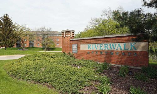 Riverwalk Apartments Outdoor Sign